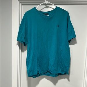 Polo by Ralph Lauren Men's Teal T-Shirt